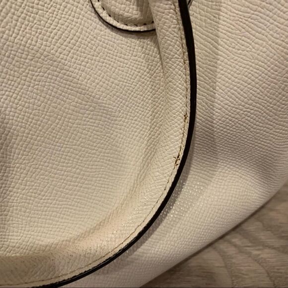 Coach White Leather Handbag - Picture 8 of 8